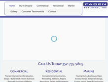Tablet Screenshot of fadenbuildersinc.com